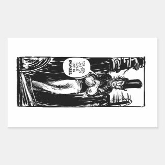 Ingenjör Brunel Rektangulärt Klistermärke