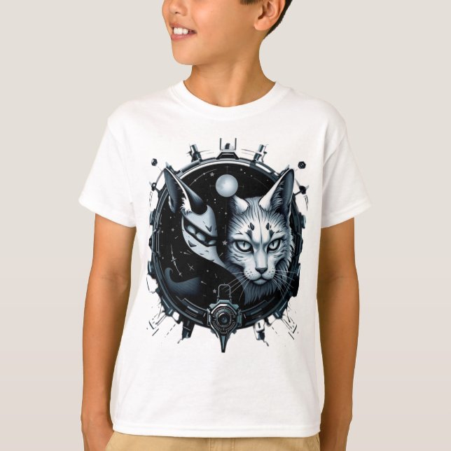 INGENJÖR CAT DESIGNT-SHIRT 2 T SHIRT (Framsida)