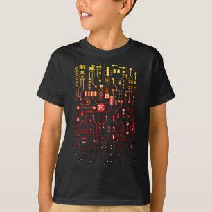 Ingenjör Computer Circuit Board Engineering CPU Bi T Shirt