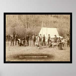 Ingenjör Corps och två Hjort SD 1889 Poster