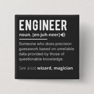 Ingenjör Definition Engineering Gift T-Shirt Knapp