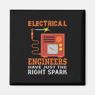 Ingenjör Electrical Ingenjör har precis Högerna Magnet