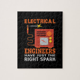 Ingenjör Electrical Ingenjör har precis Högerna Pussel