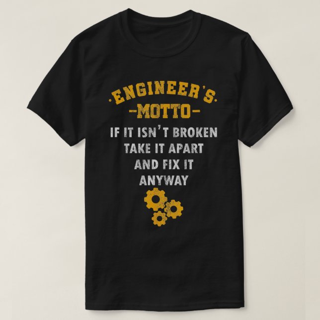 Ingenjör Engineering Mechanical Profession Electri T Shirt (Design framsida)