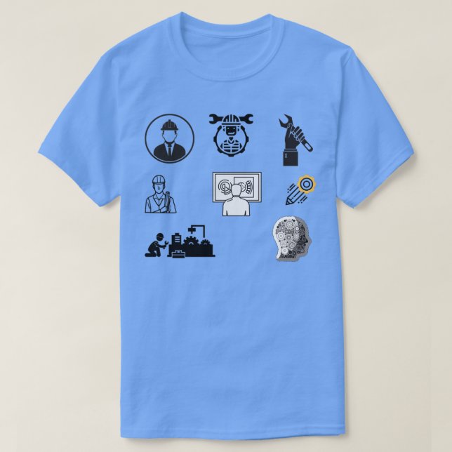 Ingenjör Engineering T Shirt (Design framsida)