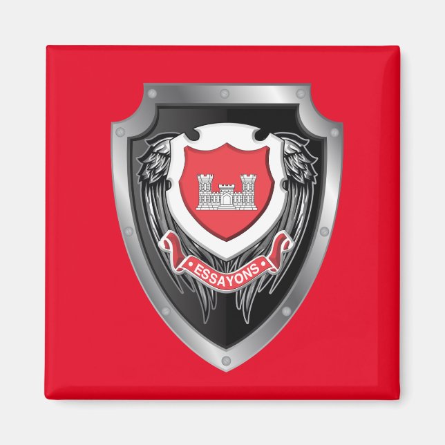 Ingenjör Essayons Magnet (Framsidan)