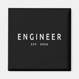 Ingenjör Est. 2026 Ingenjörskonst Studenten Magnet