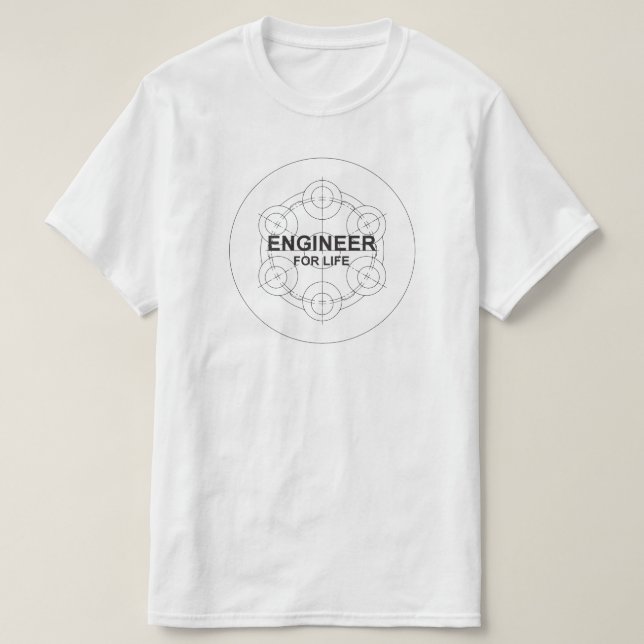 Ingenjör för liv t-shirt (Design framsida)