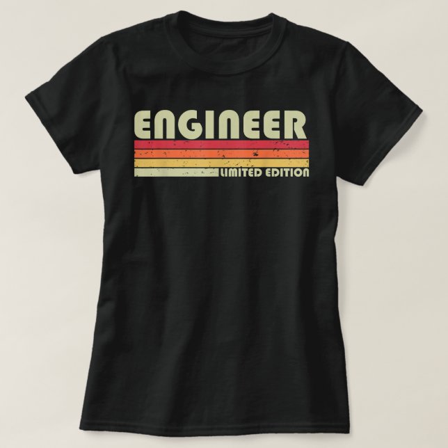 Ingenjör Funny Mechanical Civil Engineering Wizard T Shirt (Design framsida)