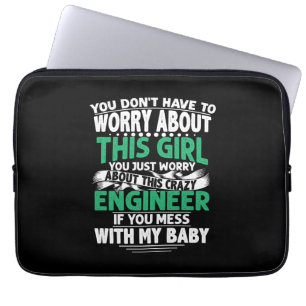Ingenjör Girl Ingenjör Laptop Fodral
