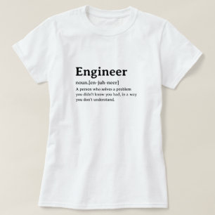 Ingenjör Humous Dictionary Definition T Shirt