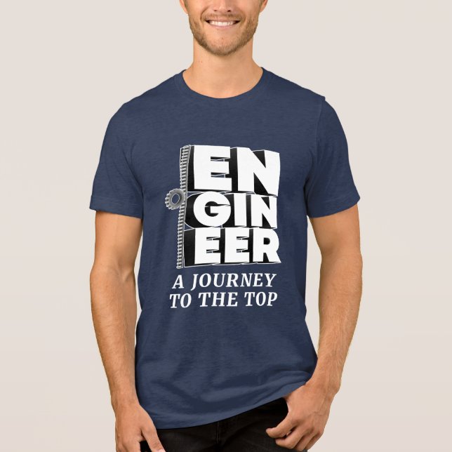 Ingenjör i 3D - En resa till överkanten T Shirt (Framsida)