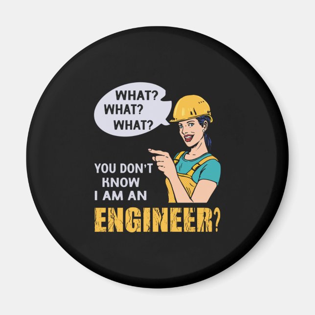 Ingenjör I är en Ingenjör Magnet (Framsidan)