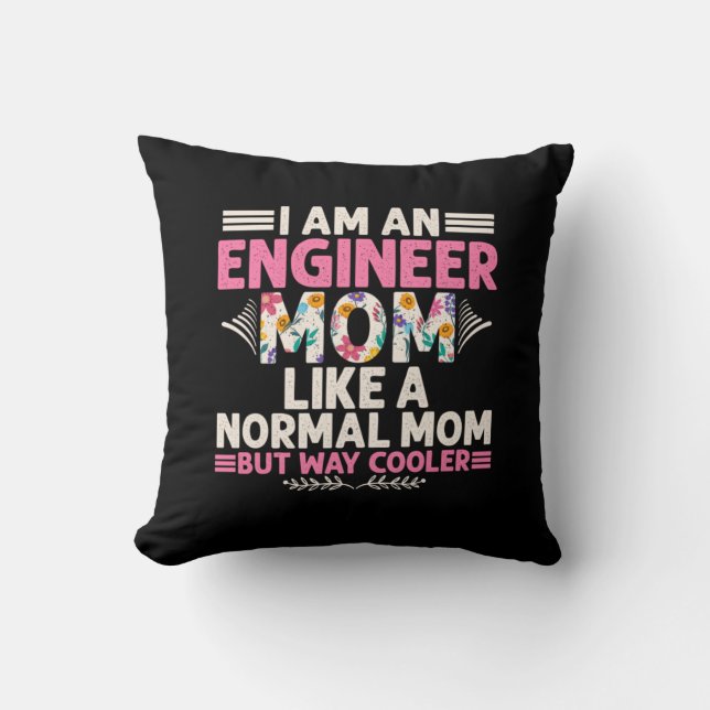 Ingenjör I är en Ingenjör Mamma Kudde (Framsida)