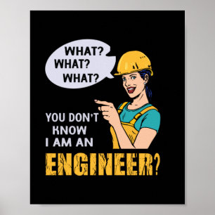 Ingenjör I är en Ingenjör Poster