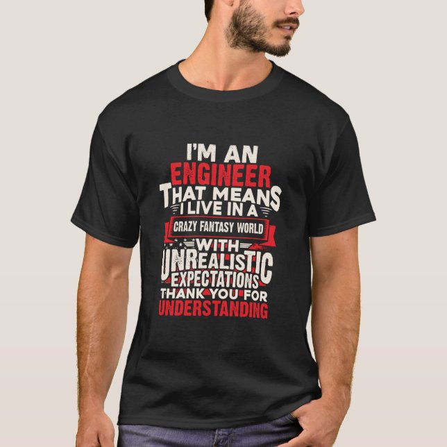 Ingenjör I är en Ingenjör T Shirt (Framsida)