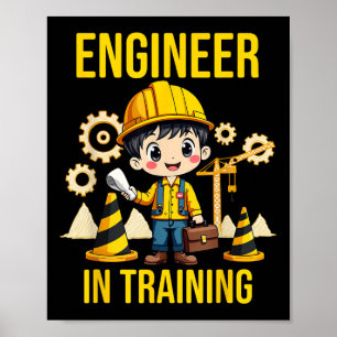 Ingenjör i fortbildning av framtida Ingenjör-ägara Poster