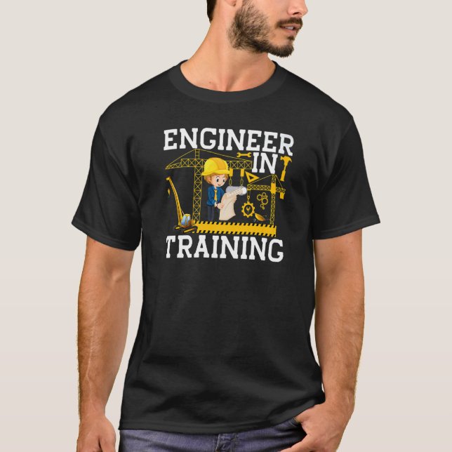 Ingenjör i Utbildning av framtida Ingenjör Boys Gi T Shirt (Framsida)