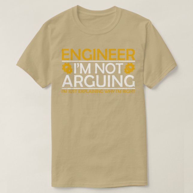 Ingenjör Im anspelar inte T Shirt (Design framsida)