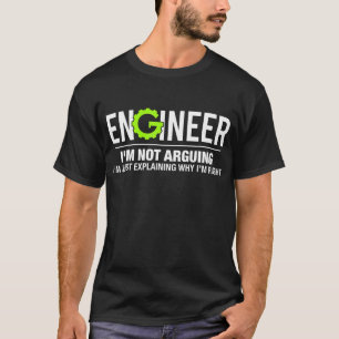 Ingenjör: Jag är inte med på att plugera T-Shir T Shirt