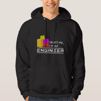Ingenjör Kids Children Leksak Big Byggnad Blocks B Hoodie
