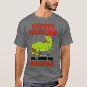 Ingenjör kommer att arbeta för Iguanas T Shirt