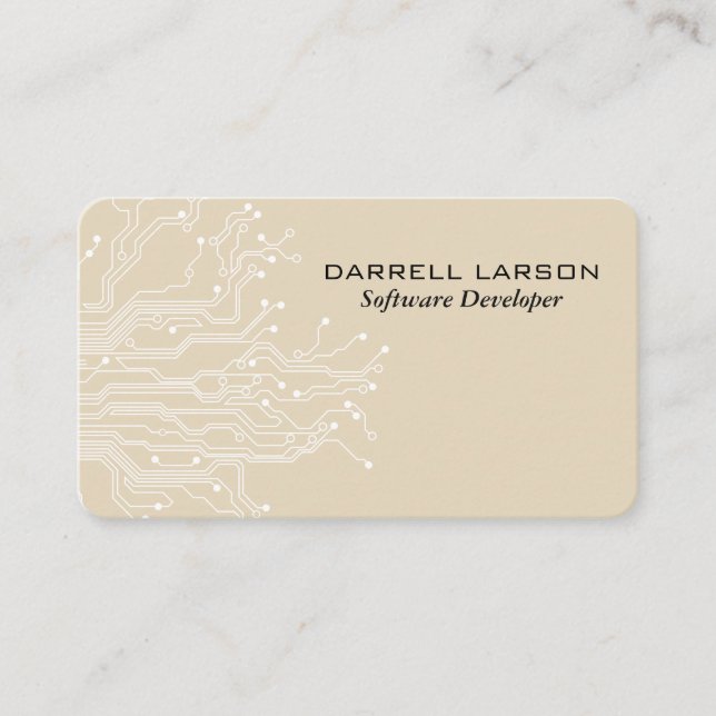 Ingenjör | Kretskort för software Visitkort (Framsida)