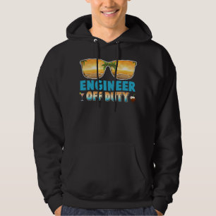 Ingenjör ledig sommarlov sista skoldagen hoodie