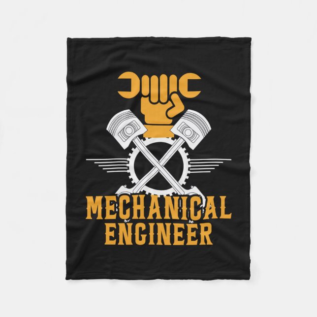 Ingenjör Mechanical Ingenjör Fleecefilt (Framsidan)