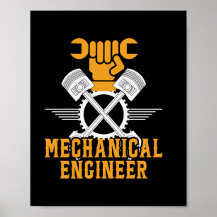 Ingenjör Mechanical Ingenjör Poster