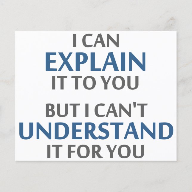 Ingenjör Motto kan inte förstå det åt dig (Framsida)