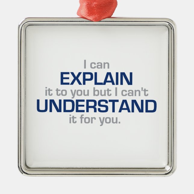 Ingenjör Motto - vetenskapstypsaker Julgransprydnad Metall (Framsidan)