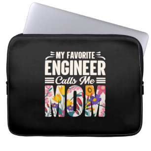 Ingenjör My Favorite Ingenjör kallar mig Mamma Laptop Fodral