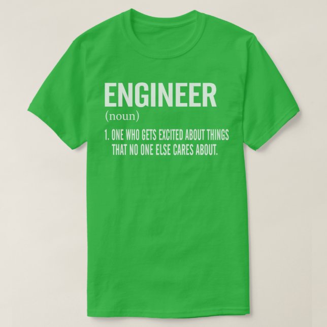 Ingenjör Noun s 1 T Shirt (Design framsida)