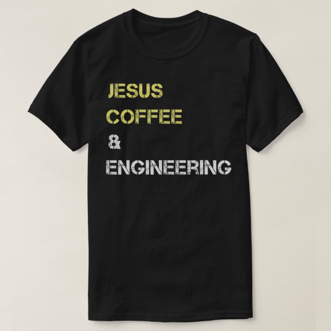 Ingenjör och ingenjörsvetenskap t shirt (Design framsida)