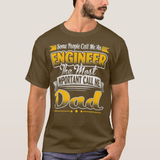 Ingenjör Pappa T Shirt