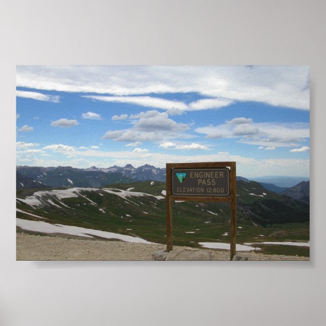 Ingenjör Pass Poster (Framsidan)