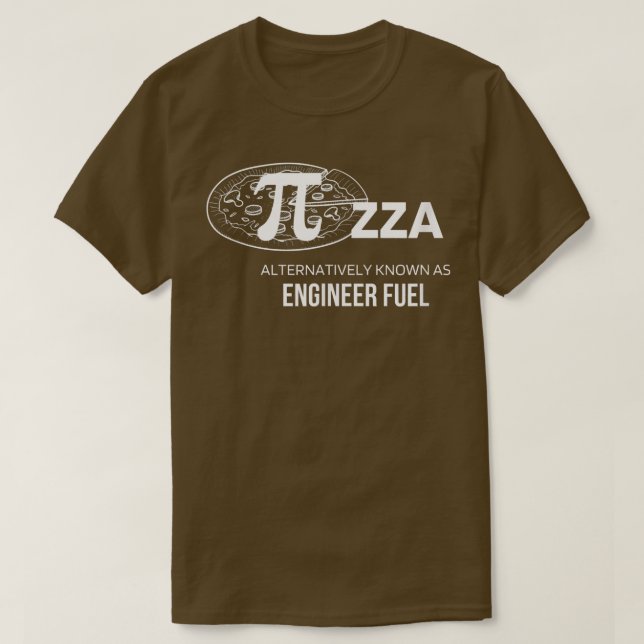 Ingenjör Pizza  T Shirt (Design framsida)