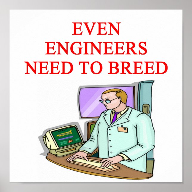 INGENJÖR POSTER (Framsidan)