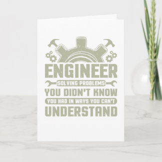 Ingenjör Problem Solver Engineering Career Kort