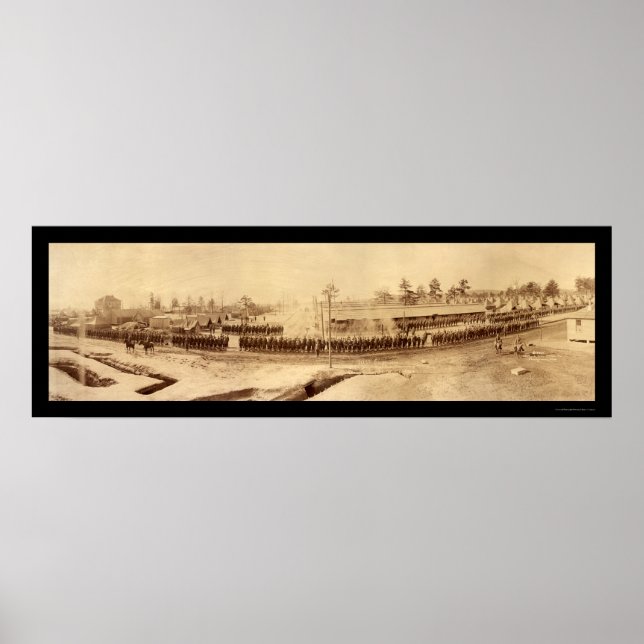 Ingenjör Review Army Photo 1918 Poster (Framsidan)