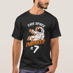 Ingenjör Rymdforskning, 7 år astronaut, född 2015, T Shirt