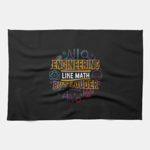 Ingenjör som matematik kökshandduk