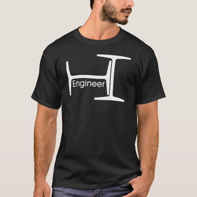 Ingenjör Steel Beams T Shirt (Framsida)