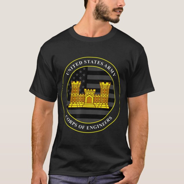 Ingenjör USACE:s armékår T Shirt (Framsida)