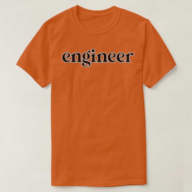 Ingenjör väsentliga t shirt (Design framsida)