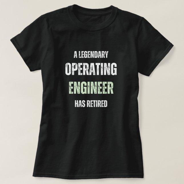 Ingenjör vintage pension t shirt (Design framsida)