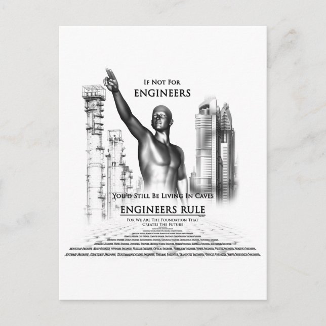 Ingenjör Vykort (Framsida)