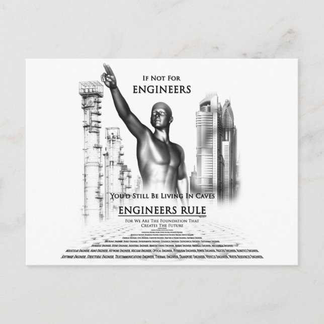 Ingenjör Vykort (Framsida)