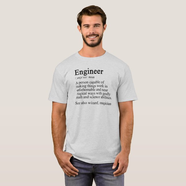Ingenjördefinition Tee (Hel framsida)